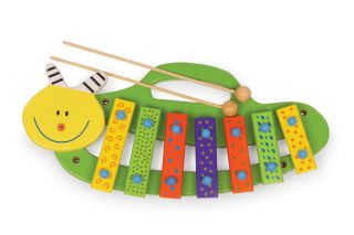 Niedliches Kinder Xylophon* Raupe Musikinstrument Neu Kinderspielzeug