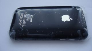 iPhone 3GS 32GB Backcover Cover mit Chromrahmen Chrom Bezel in schwarz