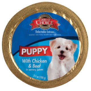 Grreat Choice Chicken and Beef in Savory Juices Flavor Puppy Food   Sale   Dog