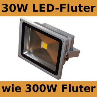 30 Watt 30W LED SMD Baustrahler Flutlichtstrahler IP65