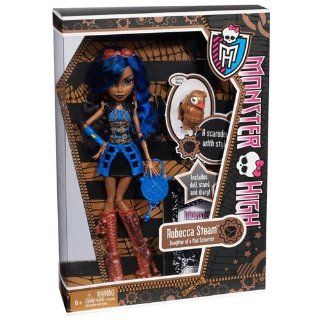 Monster High 2012 ROBECCA STEAM Puppe & Captain Penny Daughter of the