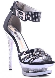 Plateau Party High Heels Strass Pumps 35 36 37 38 39 40 41 TOP