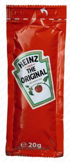 67EUR/1kg) Heinz Tomato Ketchup Portionsbeutel 100 x