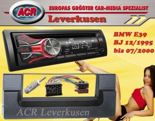  RADIO SET JVC KD R431 CD MP3 TUNER USB AUX IN E 39 BMW 5ER EINBAUSET