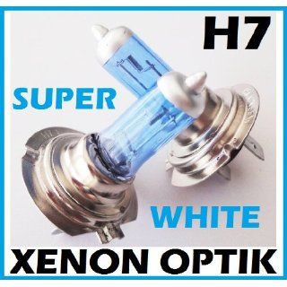 Stück   H7 12V 55W Xenon Super Star 8500K Birne Halogen blau Licht