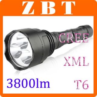 3800Lm 3x CREE XML T6 LED Lampe Taschenlampe Handlampe 2x 18650