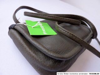 80er Jahre Vintage echtes leder tasche mini bag grün kleine