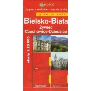 Bielsko Biala Zywiec Czechowice Dziedzice Plan miasta 120000 