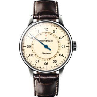 MeisterSinger Perigraph BM1003 Einzeiger Uhr Zeitloses Design 