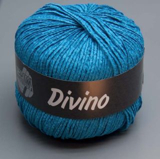 Lana Grossa Divino 031 blu malibu 50g Wolle