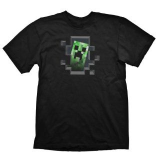 Minecraft T Shirt Creeper Inside, Größe M: Games