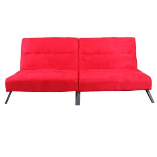 Ware 3er Sofa Couch Schlafsofa Darwin ~ rot, Mikrofaser