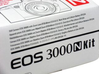 Canon EOS 3000N 35mm Spiegelreflexkamera mit 28 80mm Objektiv