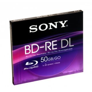 Sony BNE50B wiederbeschreibbare BD RE 50GB Blu ray Disc 1 2x Jewelcase