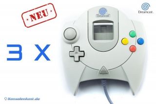 Dreamcast   3 x Original Controller NEU & OVP