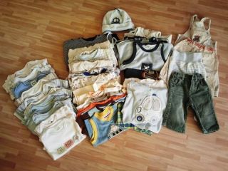 36 teiliges Baby Bekleidungspaket Jungen Kinderkleidung Gr. 62/68 #2