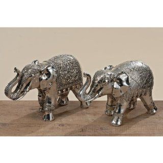 Elefant Dekofigur Skulptur silber 18cm Mod. A Küche
