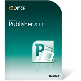 Microsoft Publisher 2010 32/64 Bit Deutsch 1 User PC (DVD)