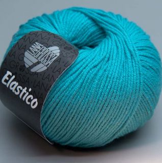 Lana Grossa Elastico 093 blu pavone 50g Wolle