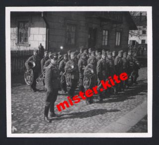  1939 einmarsch Musik Zug Kapelle Wehrmacht Getto Schlesien 71