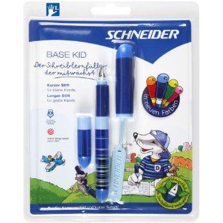 Schneider Füllhalter Base Kid, L, blau/hellblau transparent 