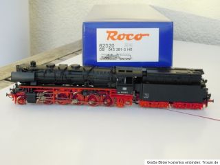 Roco 62320 Güterzuglok BR 043 381 3 Öl  Lok, DB Ep.4 DSS wie neu in