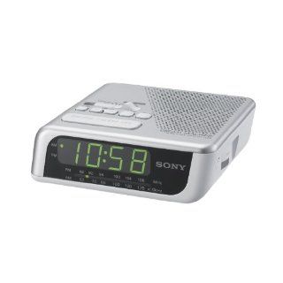Sony ICF C 205 S Uhrenradio silber Heimkino, TV & Video