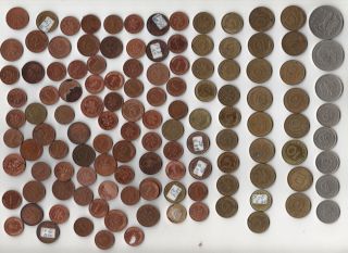 KONVOLUT Münzen DM / Pfennige   ca. 90 100 STÜCK Deutsche Mark D