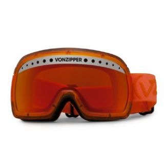 Von Zipper Fubar Snowboard Goggles   Tangerine Translucent/Fire Chrome