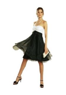 APART Fashion Kleid schwarz creme Bekleidung