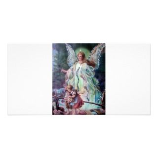 GUARDIAN ANGEL c. 1900 Personalized Photo Card
