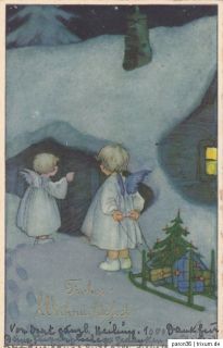 alte AK   Postkarte, Weihnachtskarte, Frohes Weihnachtsfest, Bern gel
