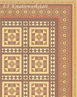 12 Parkett Victorian Floor Tiles PP95