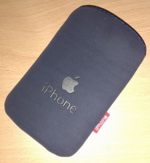iPhone 3G/3GS Soft Tasche Hülle Case Dunkelblau Ipod Touch