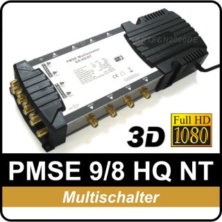 Multischalter 9/8 HQ NT PMSE HDTV FullHD fähig HD NEU