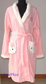 Hello Kitty Bademantel süß Baby Pink Einheitsgröße 989V