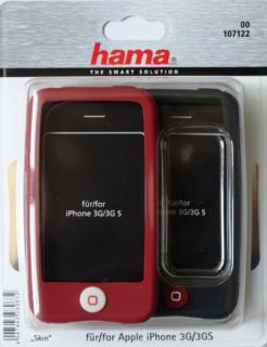 2x Hama Silikon Handy Tasche Hülle SR für iPhone 3G 3GS