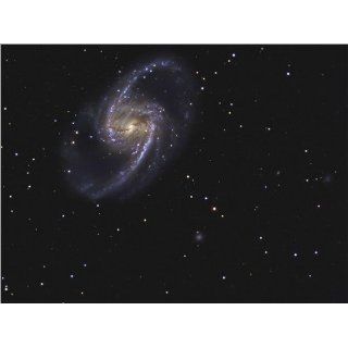 Leinwandbild 70 x 50 cm   Balkenspiralgalaxie im Sternbild Fornax