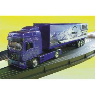 MAN F2000 40`Container blau 1:43 LKW New Ray 15013: 