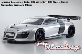 Kyosho Inferno GT2 Race Spec 18 Karosserie Audi R8 RS lackiert KG3