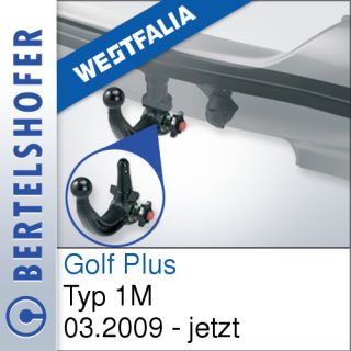 Anhängerkupplung abnehmbar VW Golf Plus Typ 1M 03.2009 jetzt