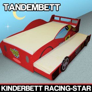 Kinderbett Autobett Racing Star Tandembett/Kojenbett Rennwagen