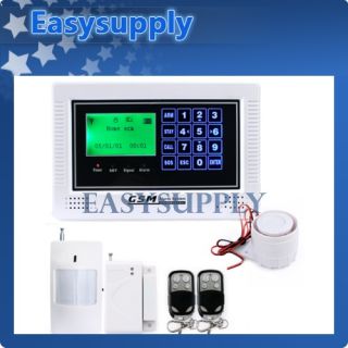 Funk GSM SMS Einbruch Alarmsystem LCD Touchpad Doppelt Bands 900