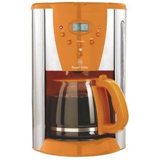 Russell 14683 57 Hobbs Hot Orange Kaffeemaschine mit Timer 