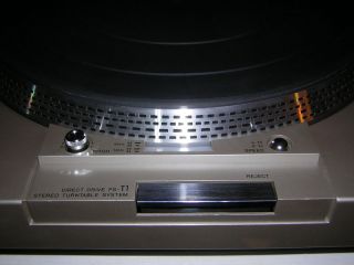 Großer SONY PS T1DirectDrive Automatic Plattenspieler mit Pitch und