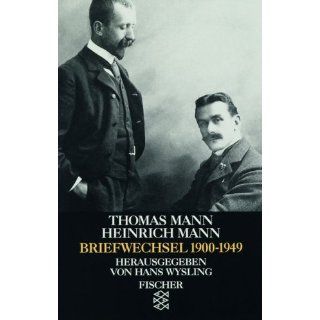 Briefwechsel 1900 1949 Hans Wysling, Thomas Mann, Heinrich