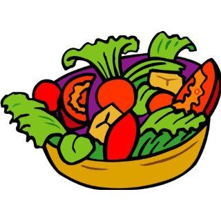 Gemüse Salat Schüssel Essen 80 x 58 cm Küche & Haushalt