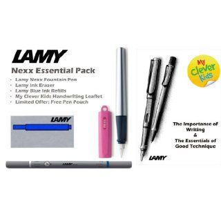 Lamy Füllhalter Nexx  Rosa Kappe  Medium Feder   Essential Pack
