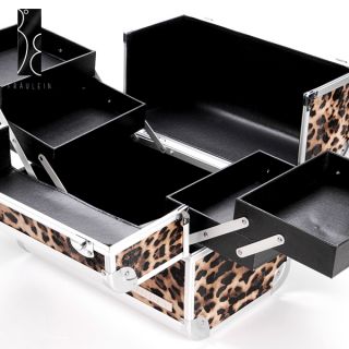 Leopard @ Kosmetikkoffer Friseurkoffer Nail Art Koffer