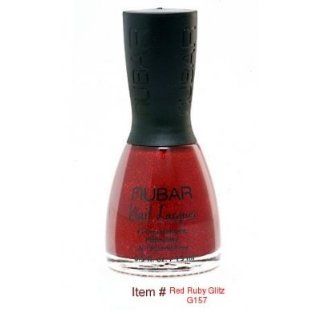 Nubar Nagellack ( Red Ruby Glitz # G157 ) Parfümerie